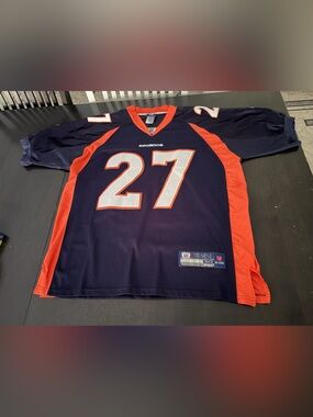 Knowshon Moreno Denver Broncos #27 Reebok On Field Stitched NFL Jersey Size 50